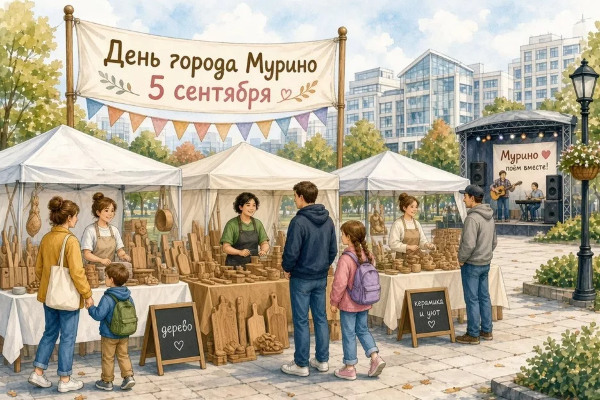Ярмарка, приуроченная ко Дню города Мурино! 5 сентября