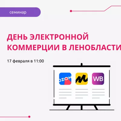 Семинар «День электронной коммерции в Ленинградской области!»