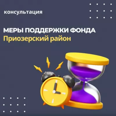 Консультация по мерам поддержки Фонда для предпринимателей Приозерского района