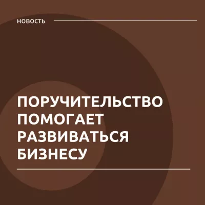 Поручительство помогает развиваться бизнесу