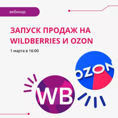 Учебная среда - вебинар «Запуск продаж на маркетплейсах Wildberries и Ozon»